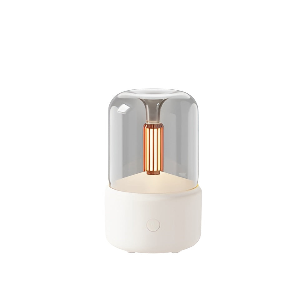 Aroma Diffuser and Night Light with Candlelight Atmosphere Design