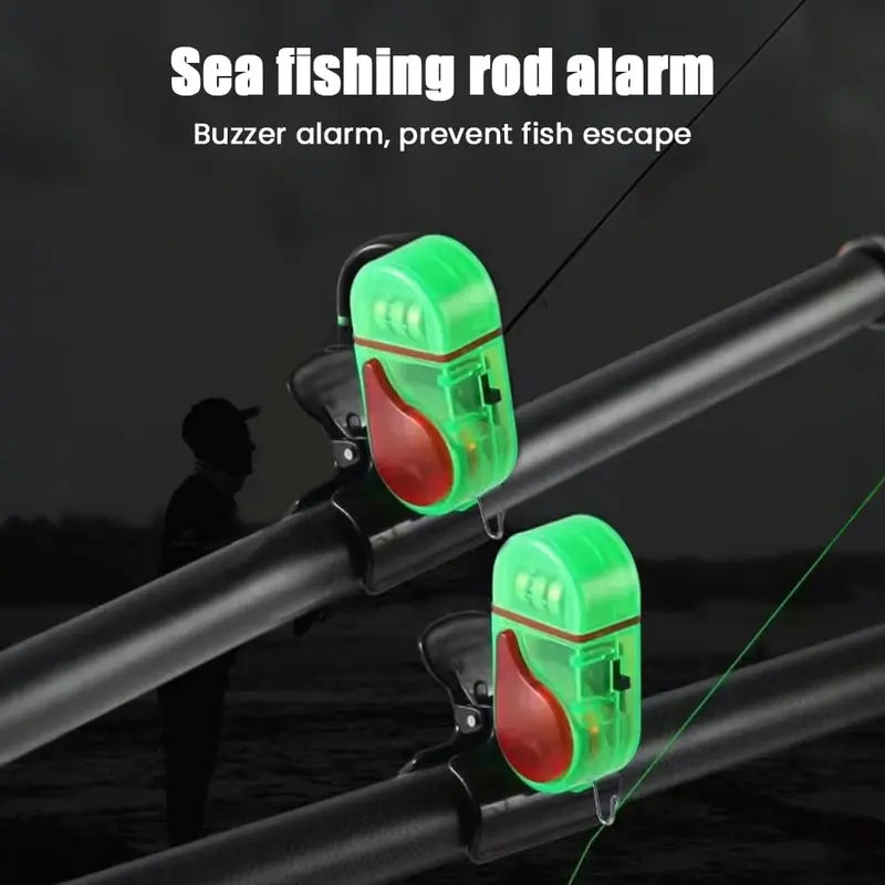 Clip On Fishing Bite Alarm with 80 Decibel Sound and LED Light