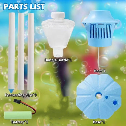 Automatic Bubble Maker with Adjustable Stand and 20,000 Bubbles Per Minute