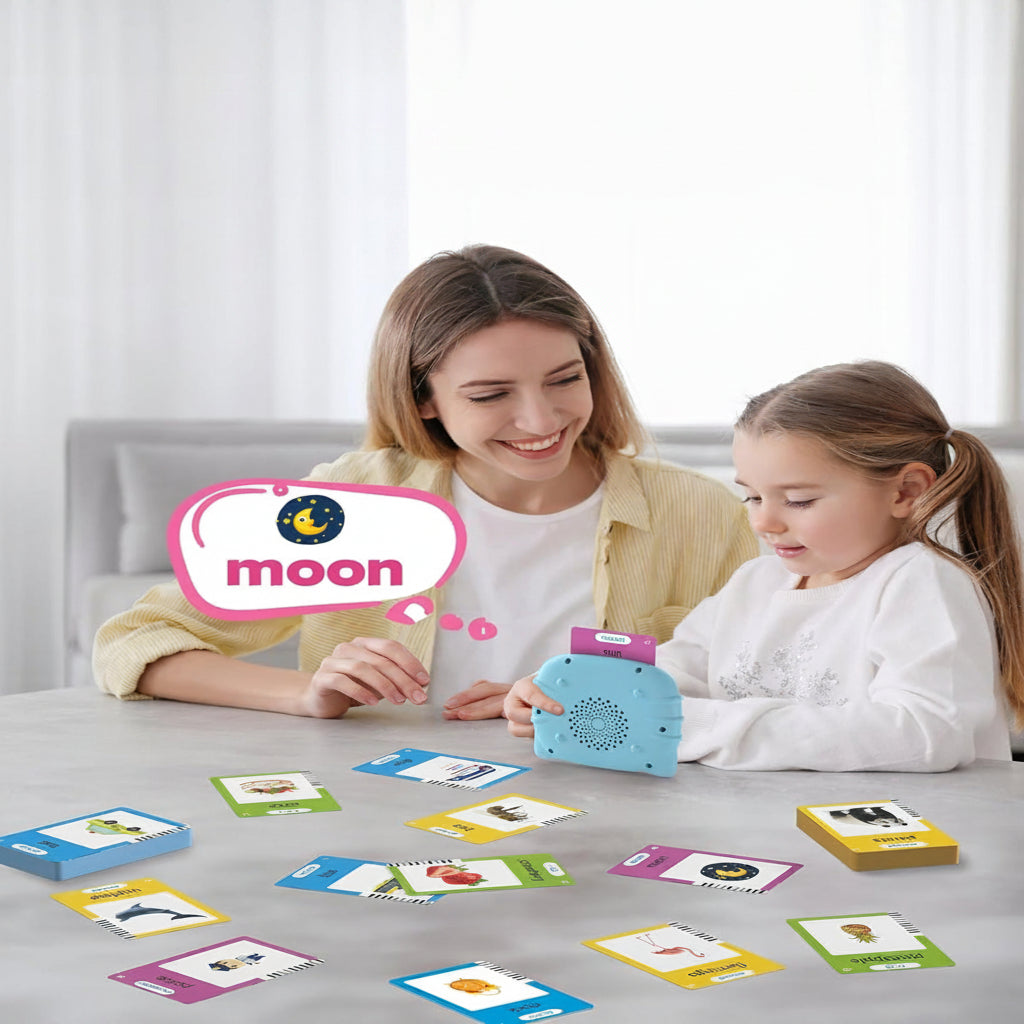 Audio Flash Card Reader with 224 Words and Repeat Function