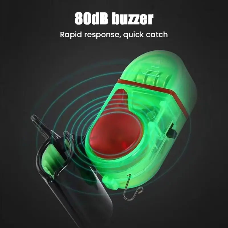 Clip On Fishing Bite Alarm with 80 Decibel Sound and LED Light