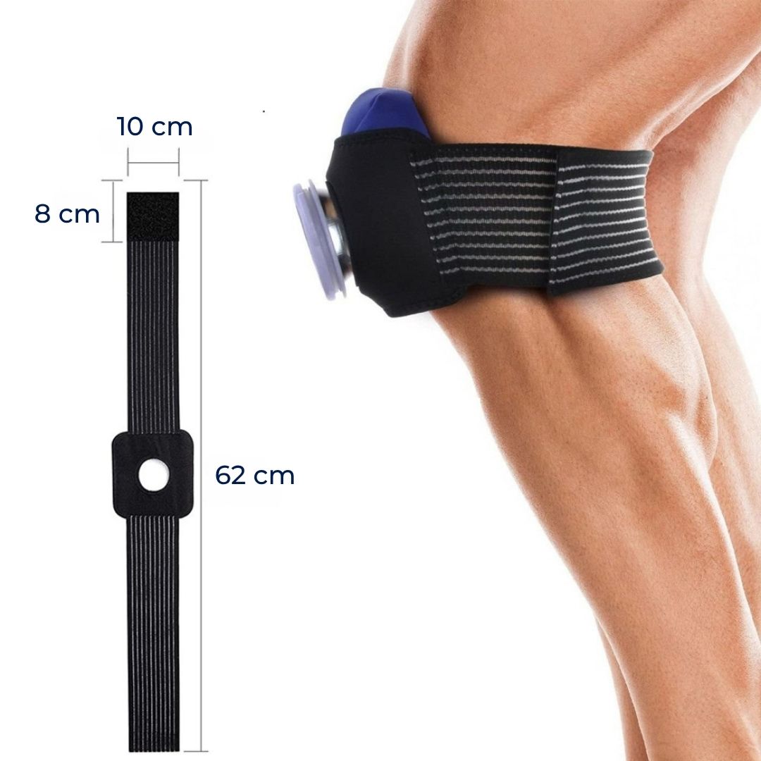 Reusable Hot and Cold Gel Pack with Moldable Design and Insulated Cover