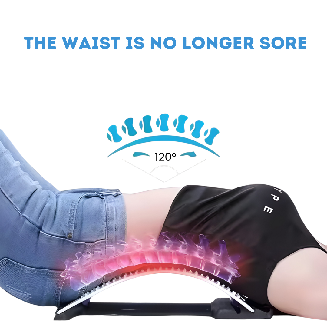 Lumbar Support Back Stretching Board for Yoga, Posture Support and Back Stretching