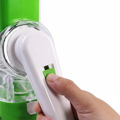 Rotary Vegetable Grater with Hand Crank and Three Interchangeable Blades