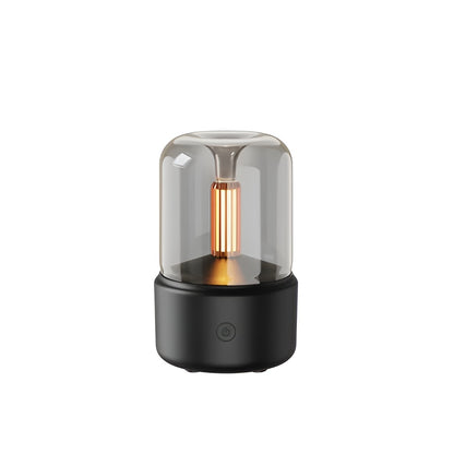 Aroma Diffuser and Night Light with Candlelight Atmosphere Design