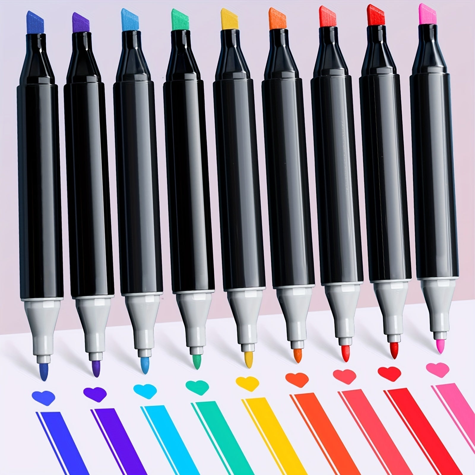 Alkoholmarker Set 168 Farben doppelseitig -    Zorenza