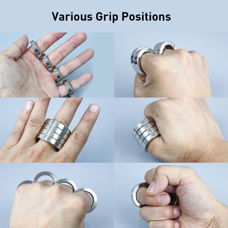 Folding Finger Ring with Metal Frame and Tactile Feedback, Silent Operation