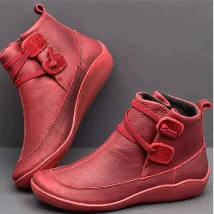 Ankle Boots with Contoured Footbed and Water Resistant Shell, Lace Up