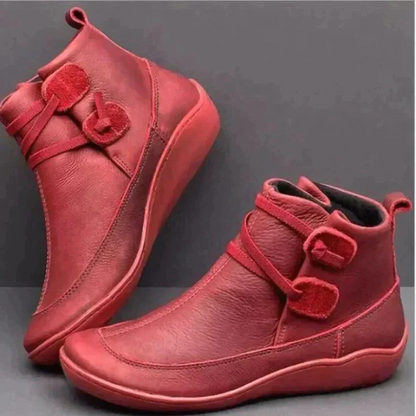 Ankle Boots with Contoured Footbed and Water Resistant Shell, Lace Up