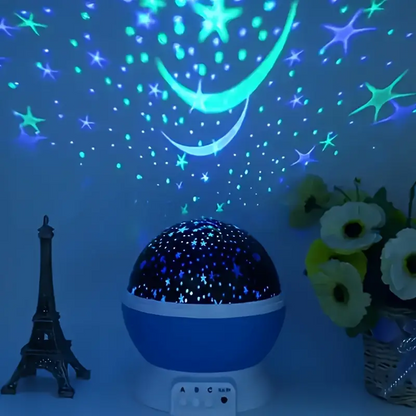 Calming Star Projector Night Light with Sky Projection and Music