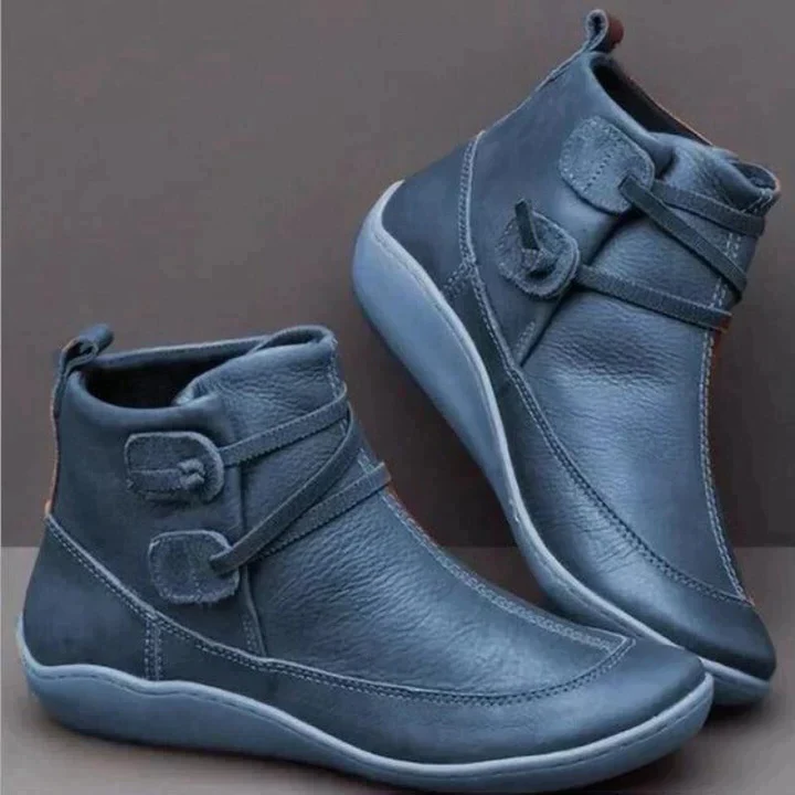 Ankle Boots with Contoured Footbed and Water Resistant Shell, Lace Up