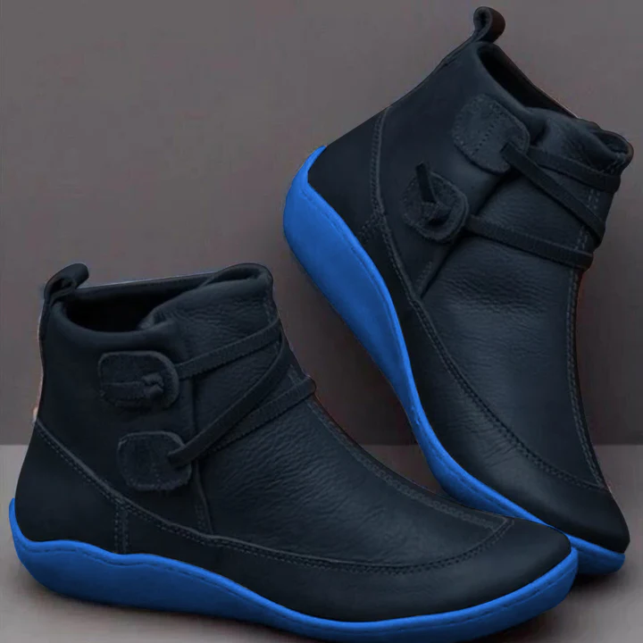 Ankle Boots with Contoured Footbed and Water Resistant Shell, Lace Up