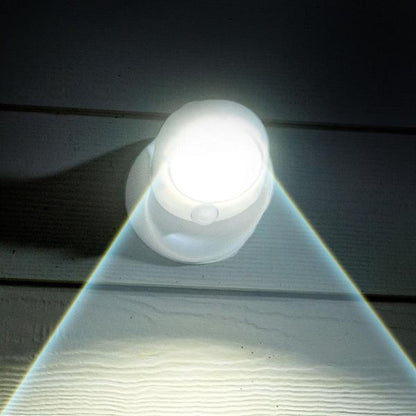 Motion Sensor LED Outdoor Light with Magnetic Base and Battery Operation