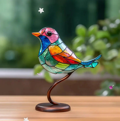 Light Reflecting Bird Window Ornament with Suction Attachment