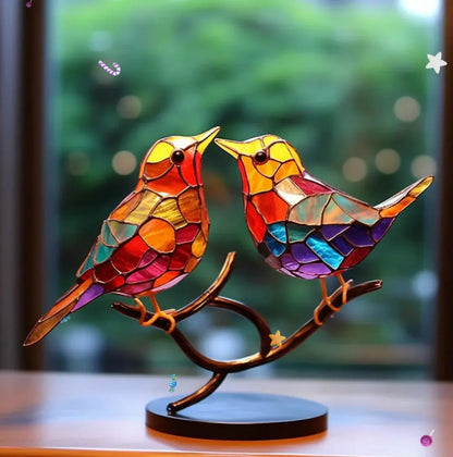 Light Reflecting Bird Window Ornament with Suction Attachment