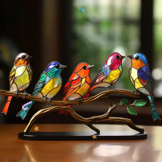 Light Reflecting Bird Window Ornament with Suction Attachment