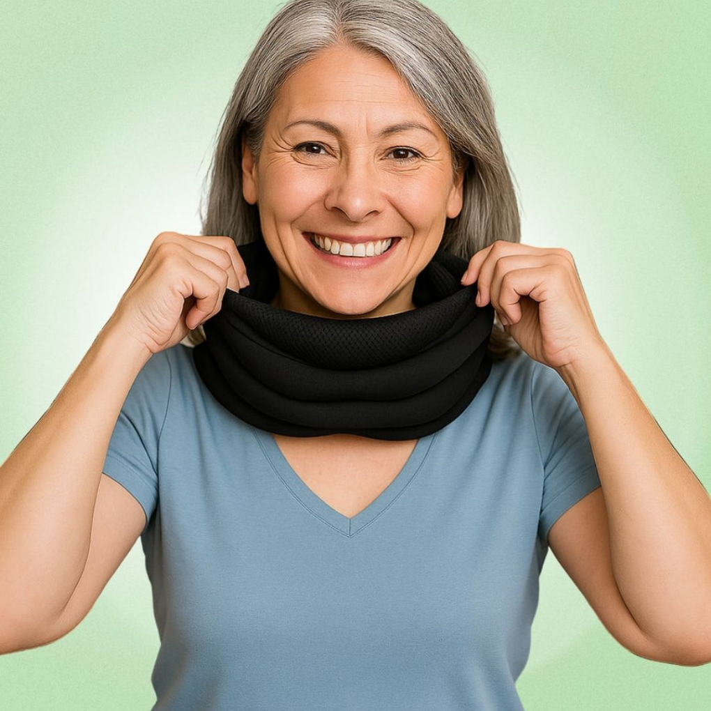 Foam Neck Support Collar with Hook-and-Loop Closure for Daily Wear