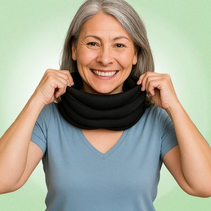 Foam Neck Support Collar with Hook-and-Loop Closure for Daily Wear