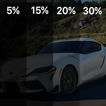Car Window Tint Film with Heat and Glare Reduction, 20ft Roll