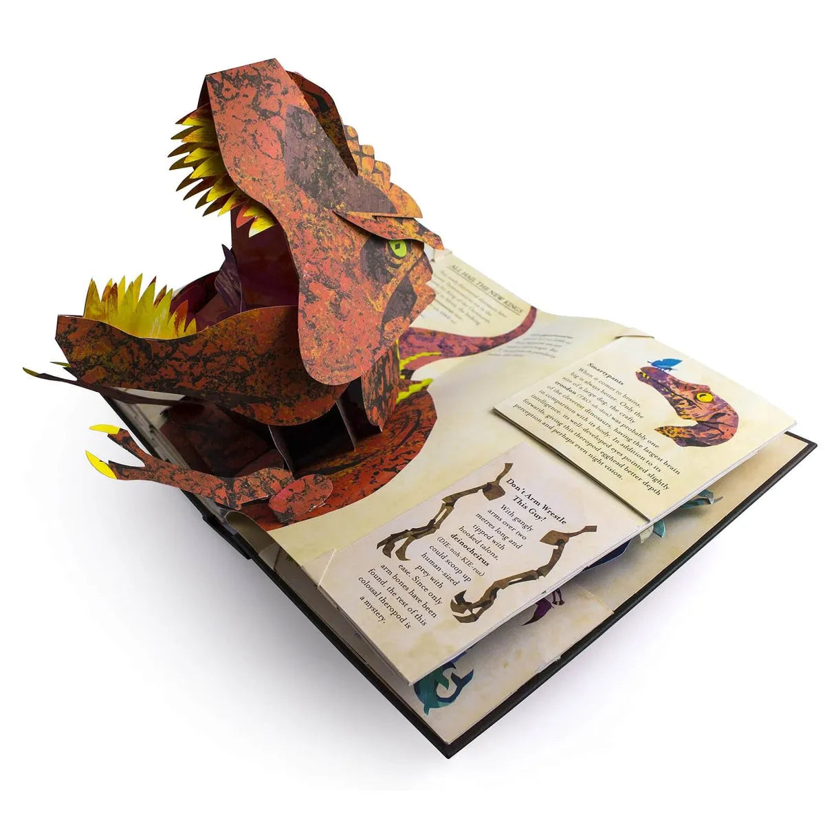 3D Pop-Up Dinosaur Book with Sea Creatures and Educational Facts, Hardcover