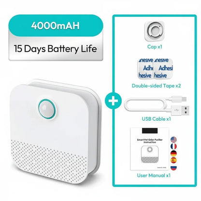 Automatic Cat Litter Odor Neutralizer with Motion Sensor and Dust Reduction