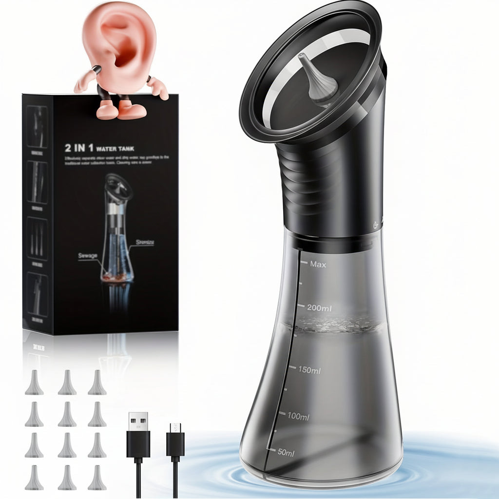 Electric Ear Cleaner with Three Speed Water Pressure and Rechargeable Battery