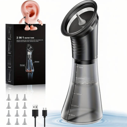 Electric Ear Cleaner with Three Speed Water Pressure and Rechargeable Battery