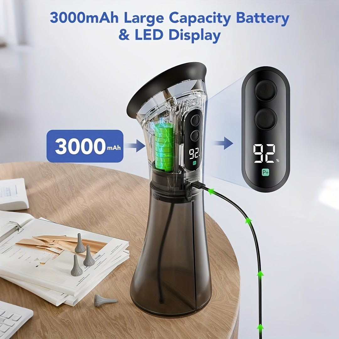 Electric Ear Cleaner with Three Speed Water Pressure and Rechargeable Battery