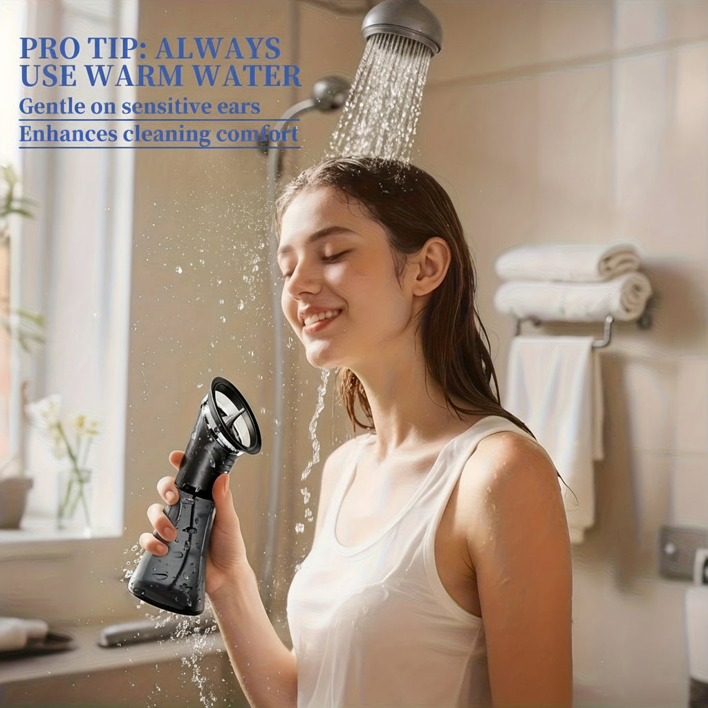 Electric Ear Cleaner with Three Speed Water Pressure and Rechargeable Battery
