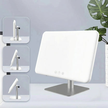 LED Light Therapy Lamp with 10,000 Lux Output and Adjustable Brightness, Flicker-Free