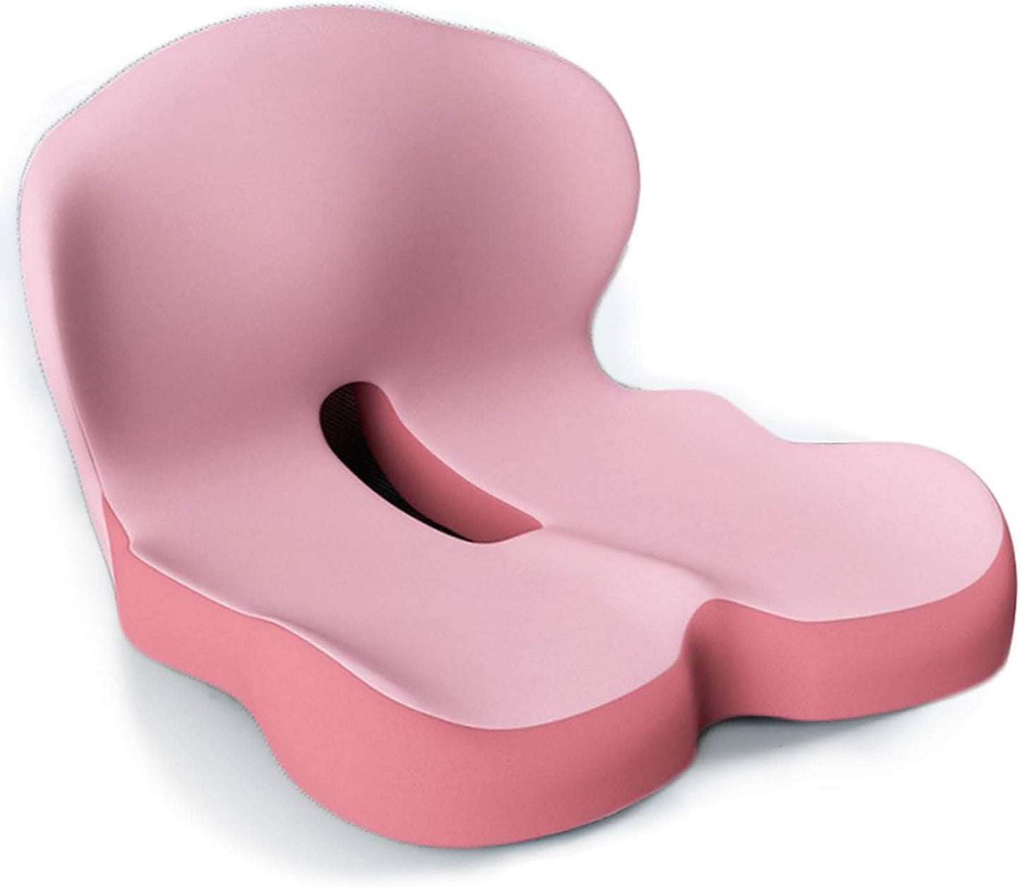 Memory Foam Seat Cushion with Non-Slip Base and Washable Cover