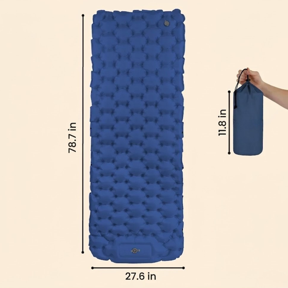 Obsetic Ultralight Sleeping Pad with Integrated Air Pump