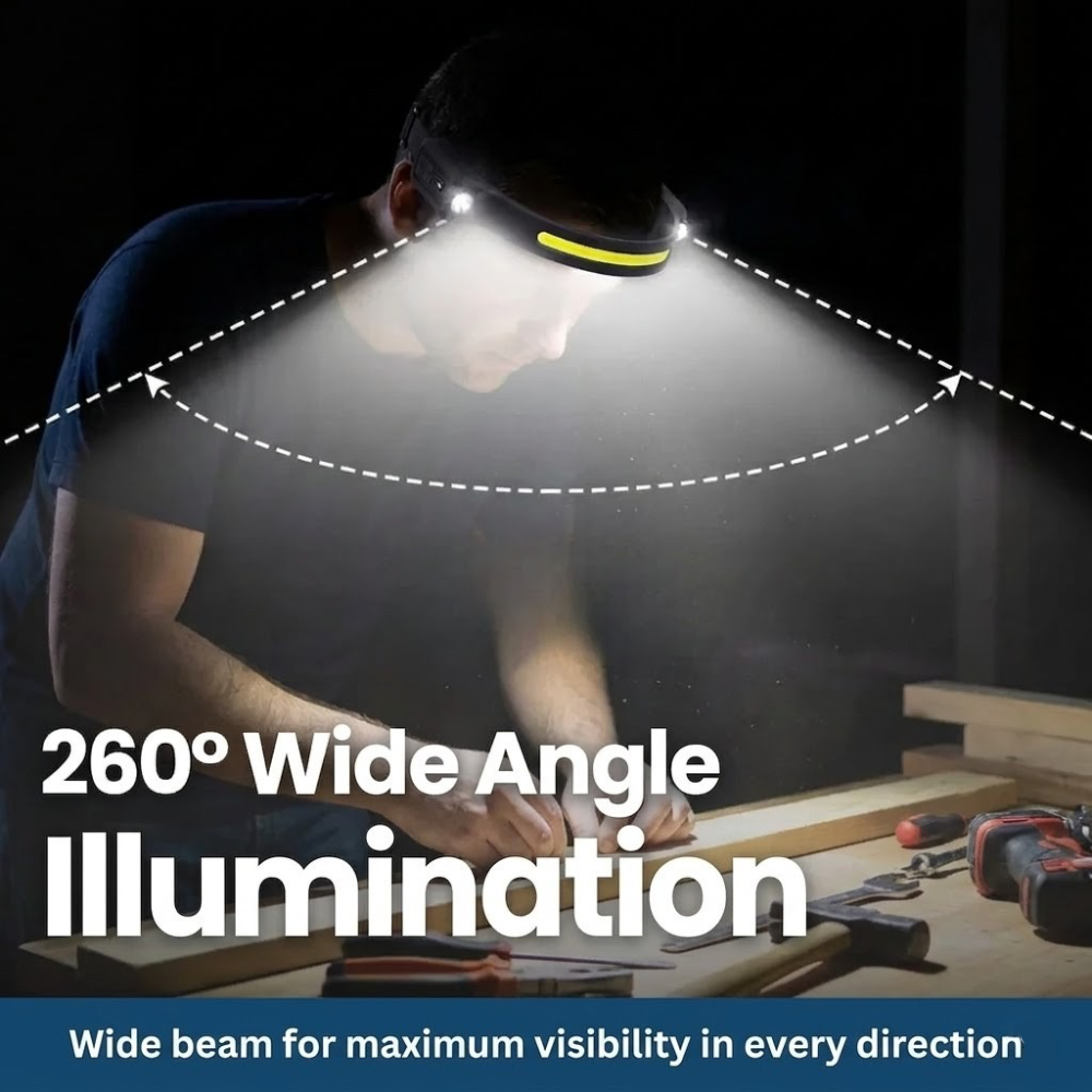 LED Headlamp Vision, Hands-Free Lighting, led headlights