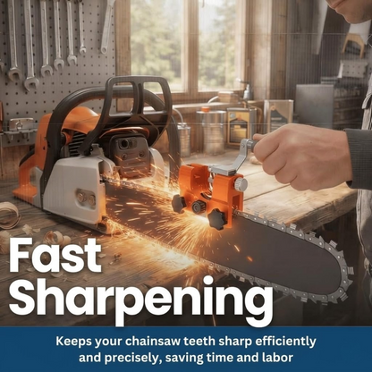 Obsetic Portable Chainsaw Sharpener, Stainless Steel and Aluminum Design