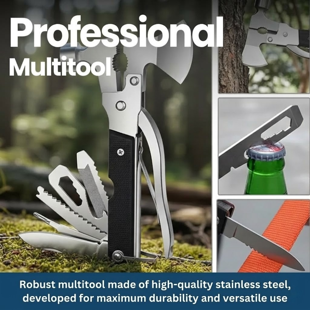 Survival Master Kit, Outdoor Adventure and Emergency Gear Set