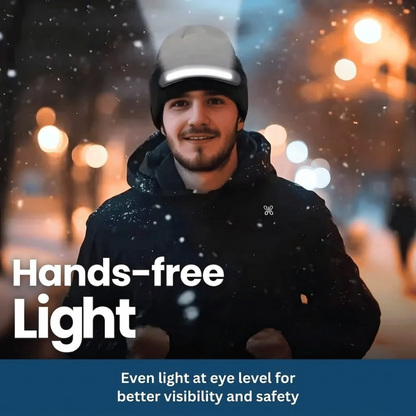BeamTune Headlamp Beanie with Bluetooth Music