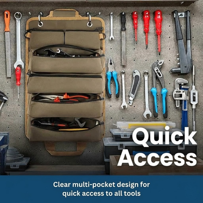 Obsetic ToolRoll Pro Roll Up Tool Bag 900D Oxford Fabric