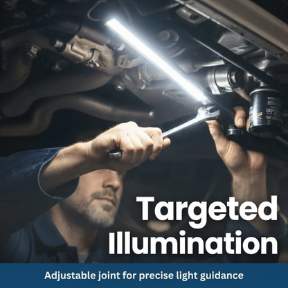 Magnetic Inspection Lamp for Mechanics - Rechargeable LED Work Light with Stepless Dimming