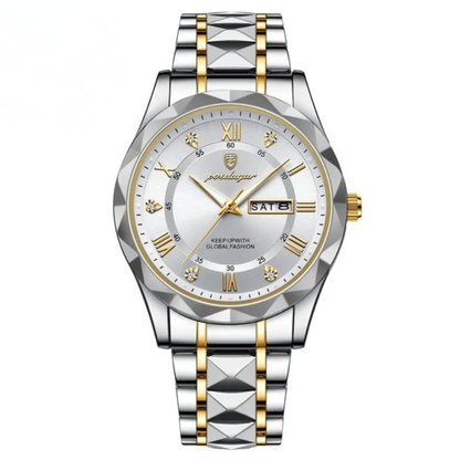 Luxury Mens Watch, Japanese Miyota Quartz, 316L Stainless Steel Case