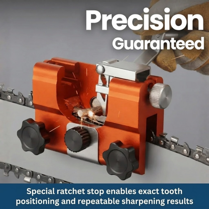 Obsetic Portable Chainsaw Sharpener, Stainless Steel and Aluminum Design