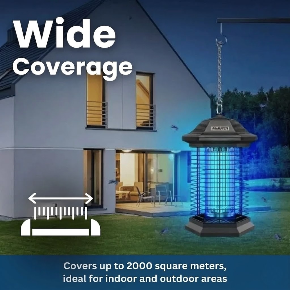 Obsetic Pro Mosquito Zapper - Chemical-Free Indoor and Outdoor Bug Killer