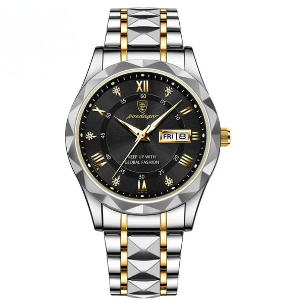 Luxury Mens Watch, Japanese Miyota Quartz, 316L Stainless Steel Case