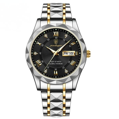 Luxury Mens Watch, Japanese Miyota Quartz, 316L Stainless Steel Case