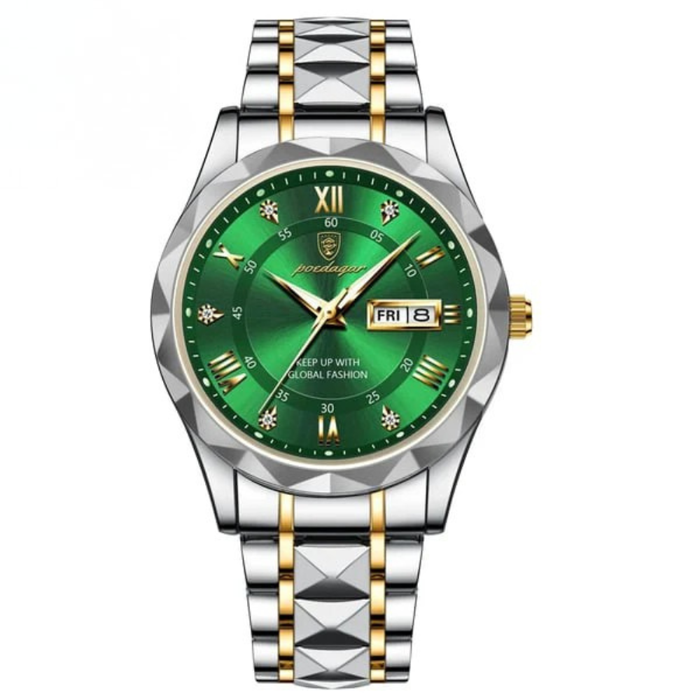 Luxury Mens Watch, Japanese Miyota Quartz, 316L Stainless Steel Case