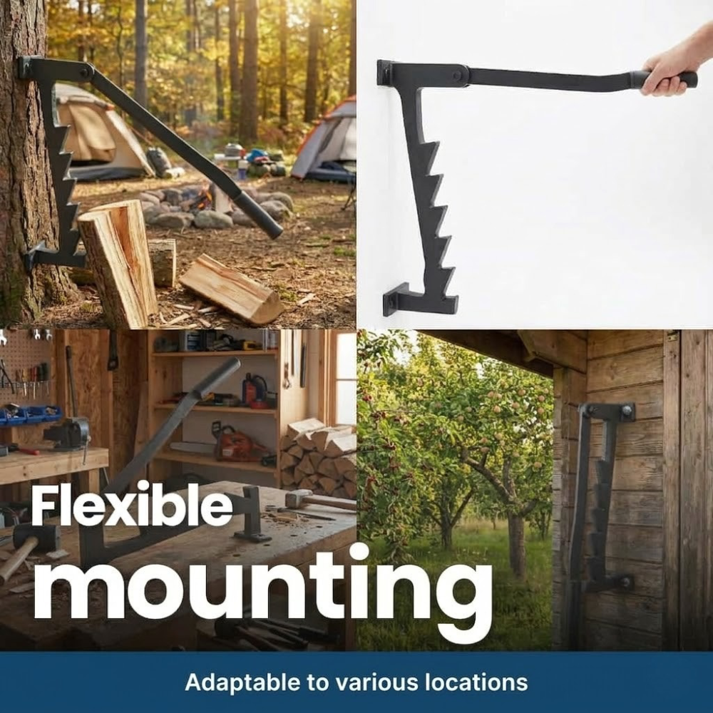 Obsetic Manual Firewood Splitter Wall Mount