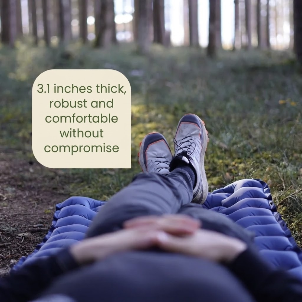 Obsetic Ultralight Sleeping Pad with Integrated Air Pump