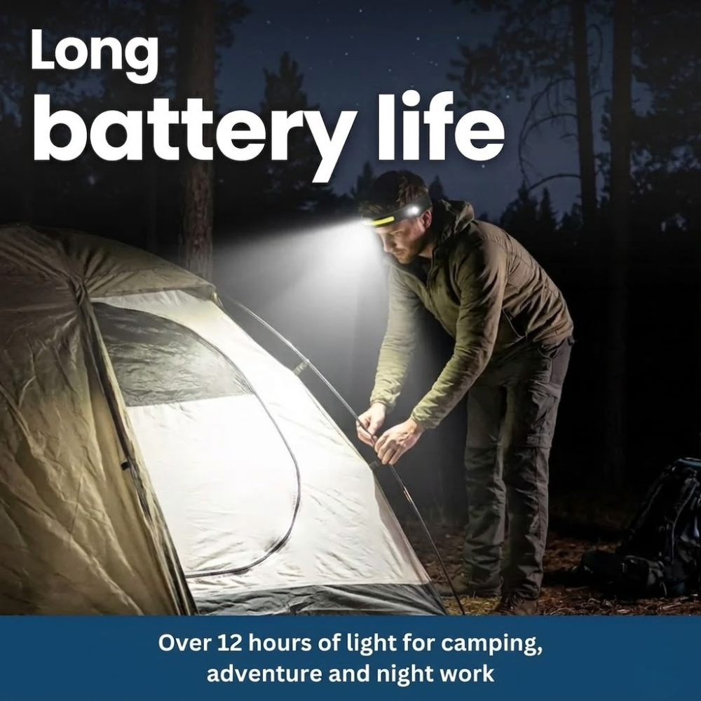 LED Headlamp Vision, Hands-Free Lighting, led headlights