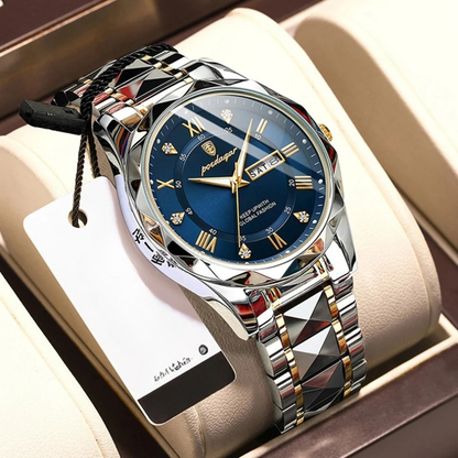 Obsetic Luxury Waterproof Wristwatch with Luminous Display for Men
