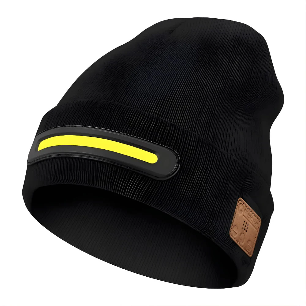 BeamTune Headlamp Beanie with Bluetooth Music