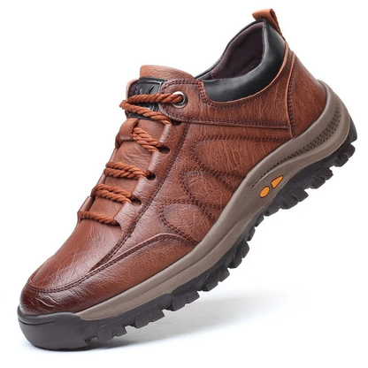 Hand-Sewn Leather Casual Shoes Orthopedic Support for Men